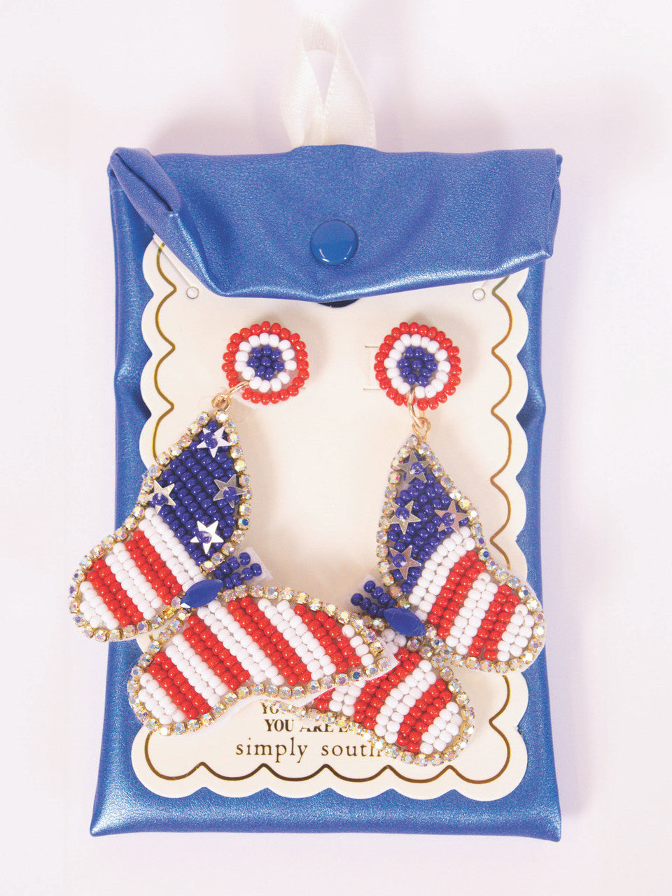 Simply Southern Freedom Earrings - Butterfly