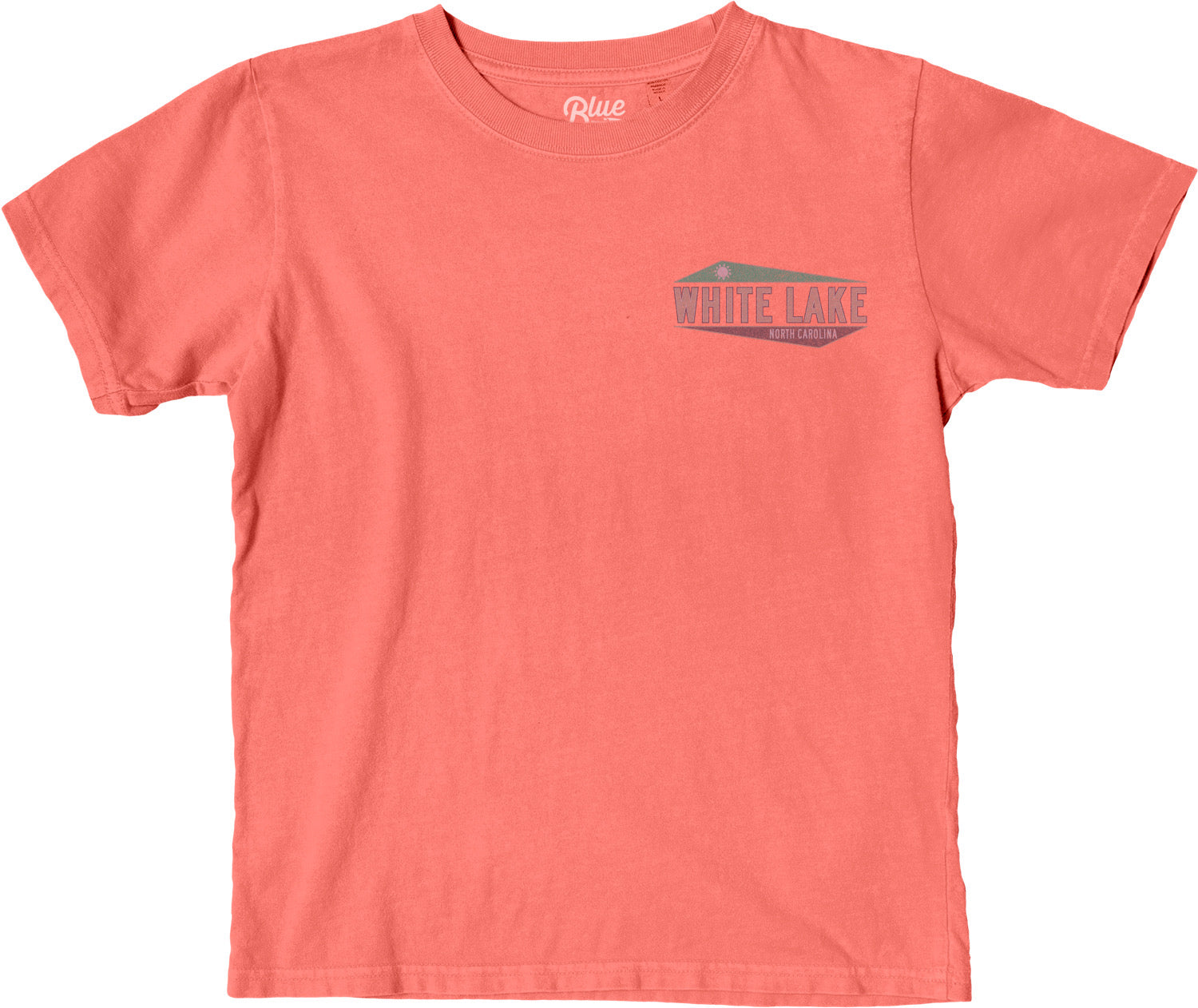 White Lake Tee Youth - Contraption Neon Coral