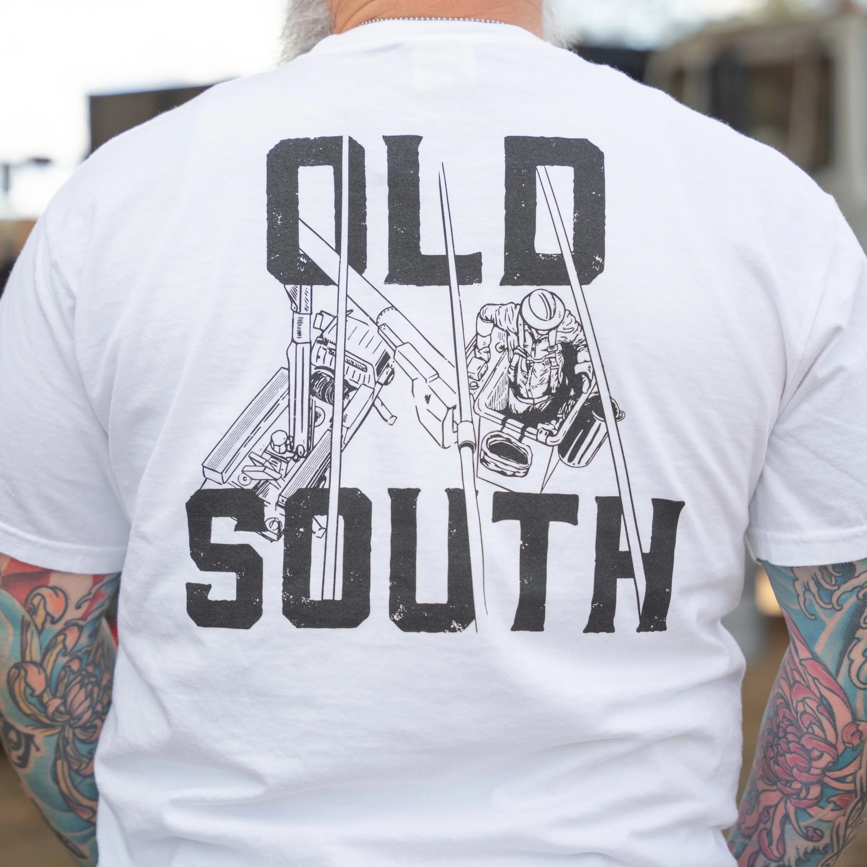 Old South Lineman Bucket Truck Short Sleeve Tee