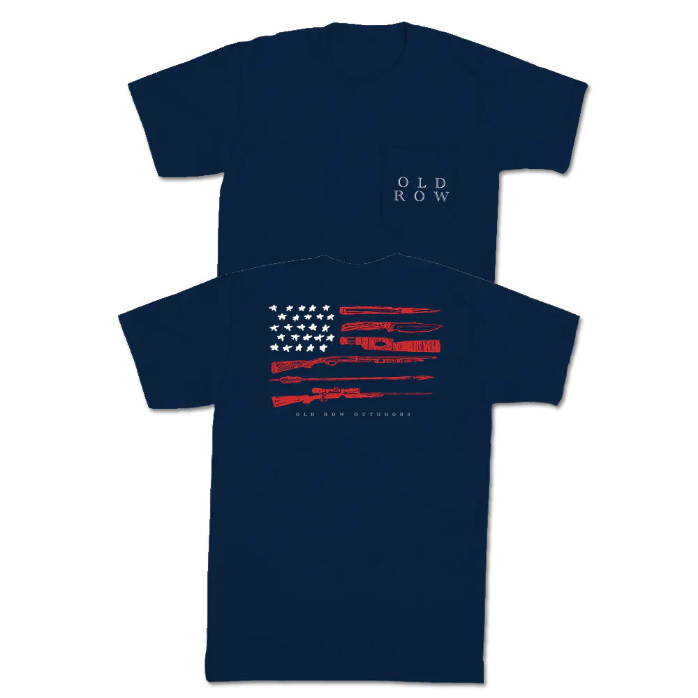 Outdoors Hunting USA Pocket Tee