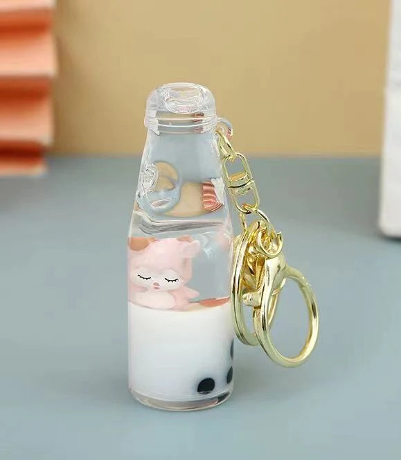 Snow Deer Floaty Keychain