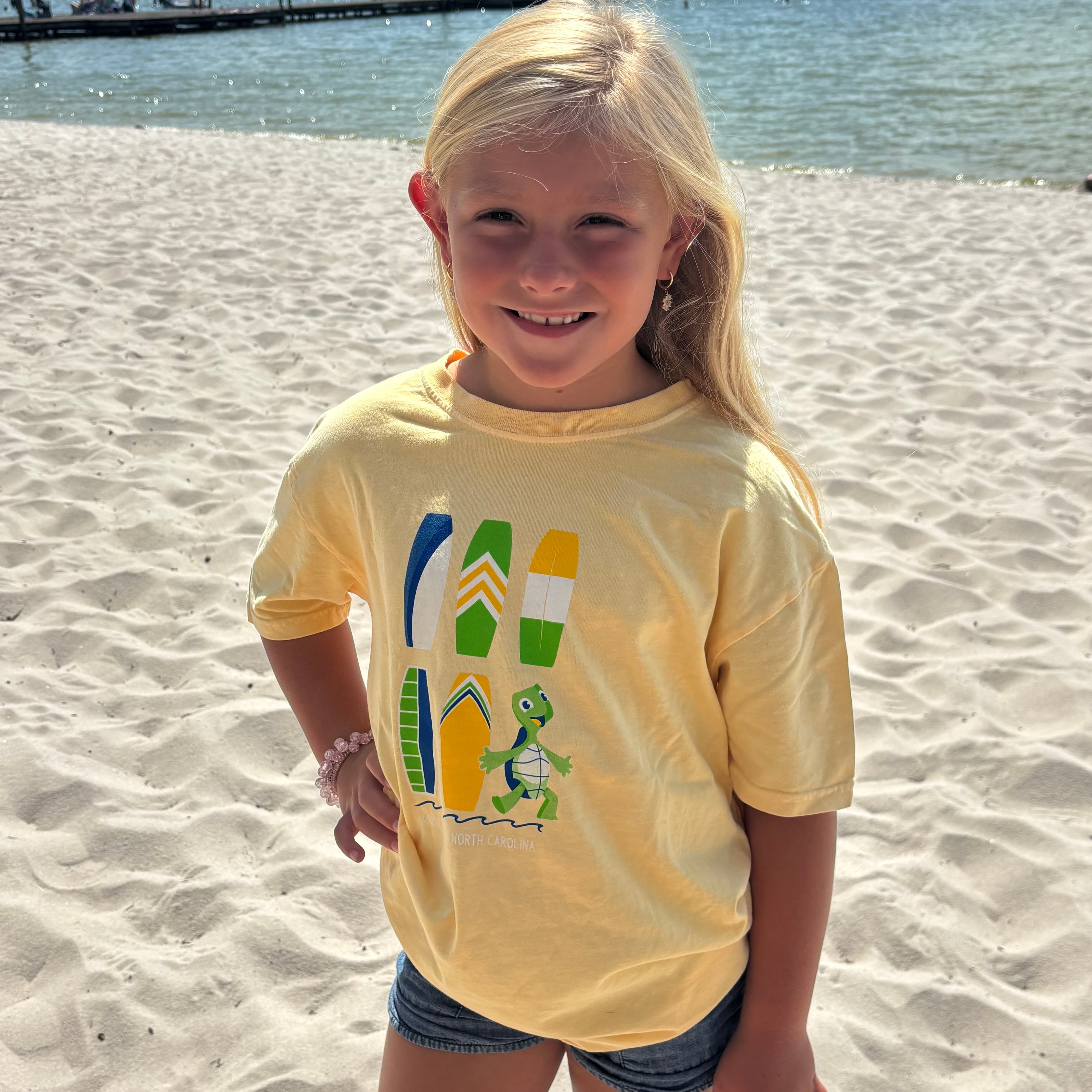 White Lake "Wakeboard & Splash" Tee TODDLER - Butter