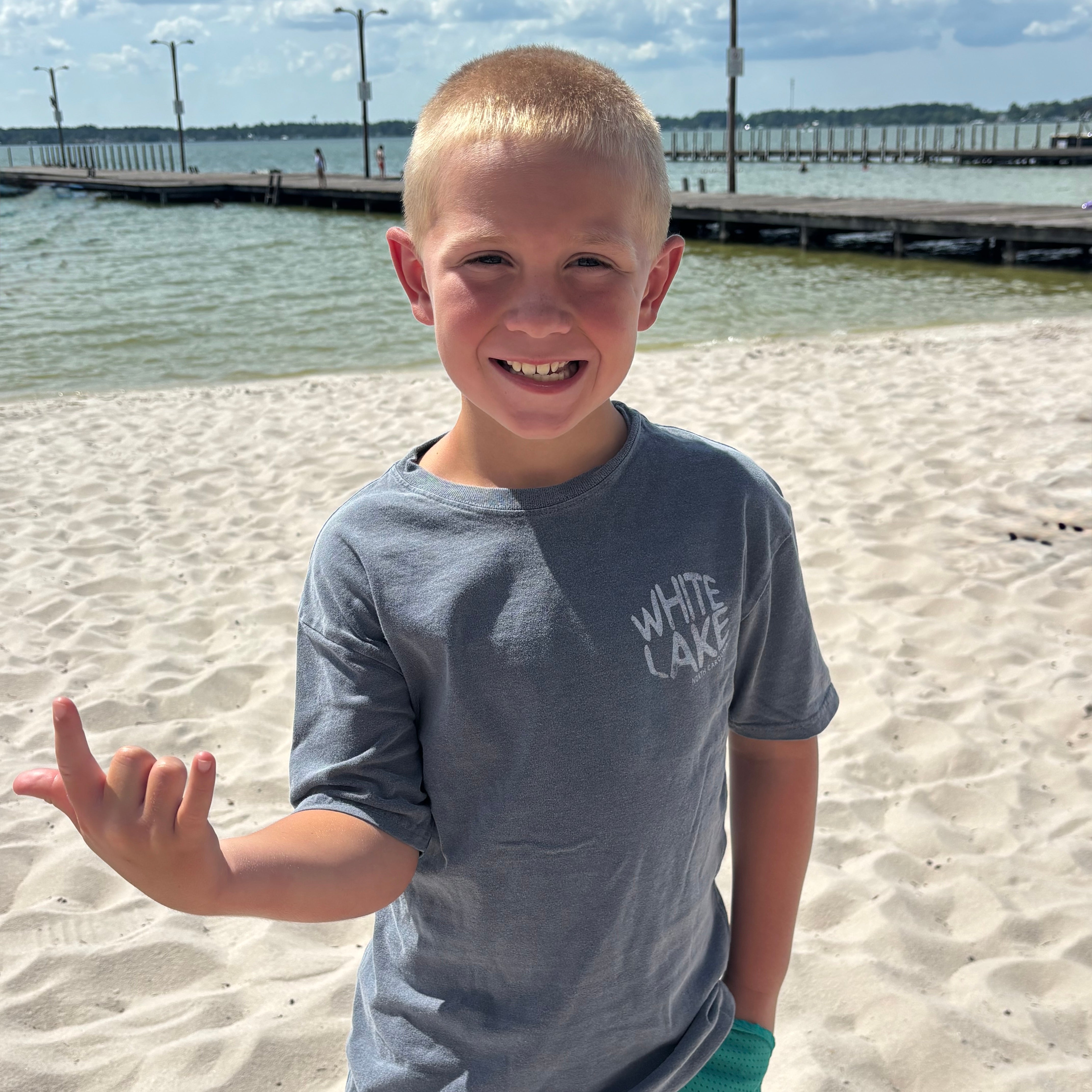 White Lake Tee Youth - Yoyo Indigo