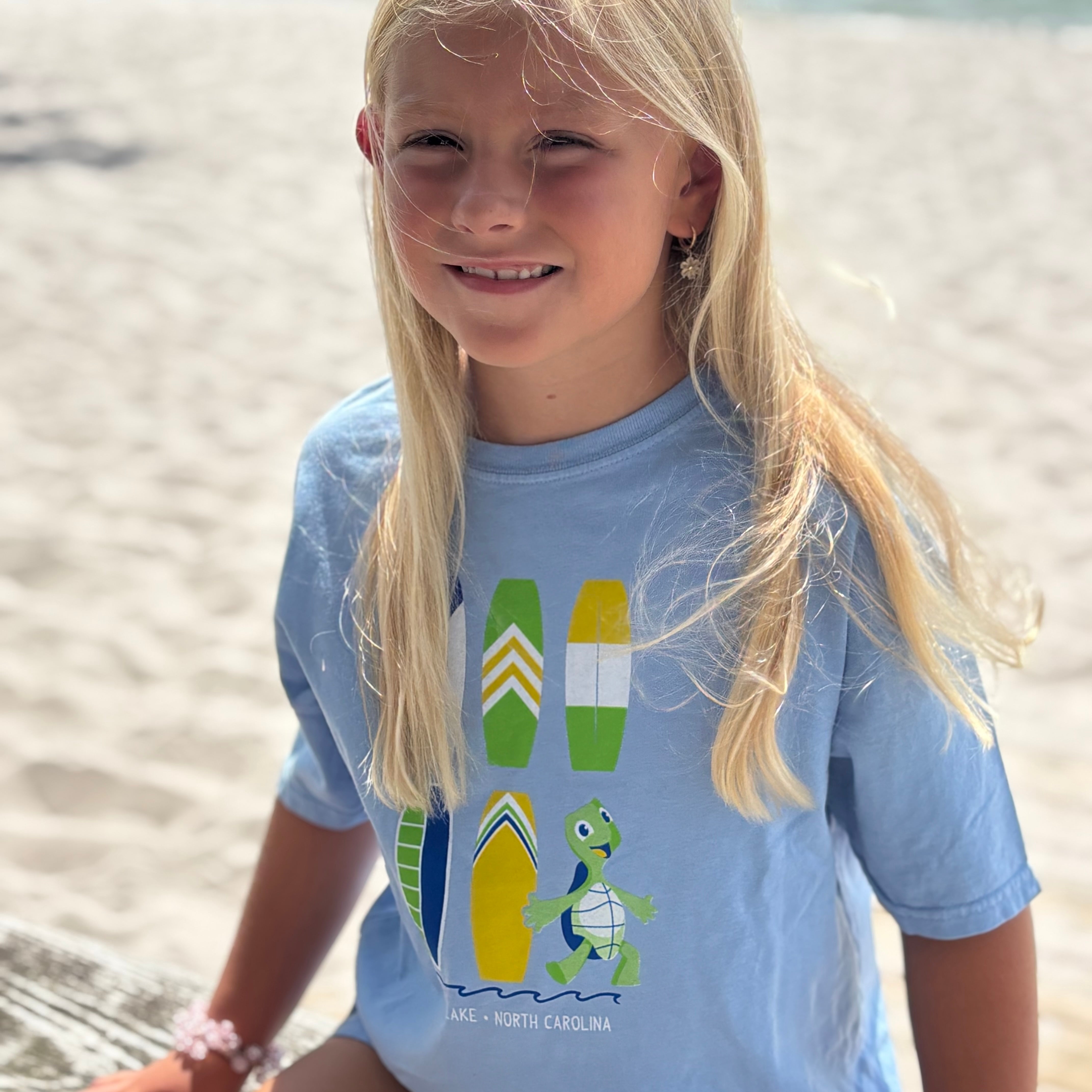 White Lake "Wakeboard & Splash" Tee TODDLER - Blue