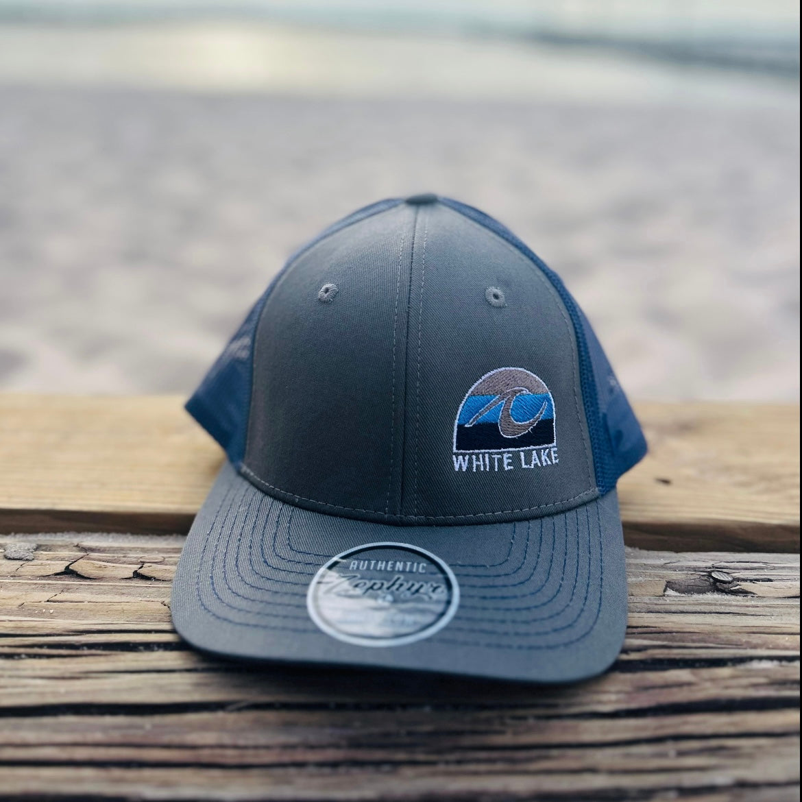 White Lake Hat - Wave Gray/Navy