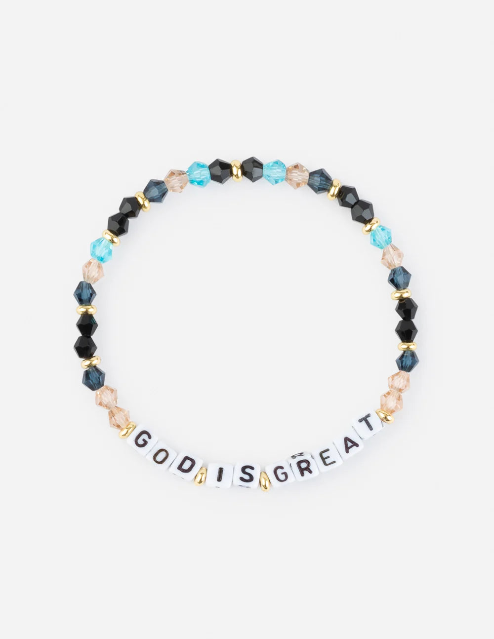 God Is Great Letter Bracelet