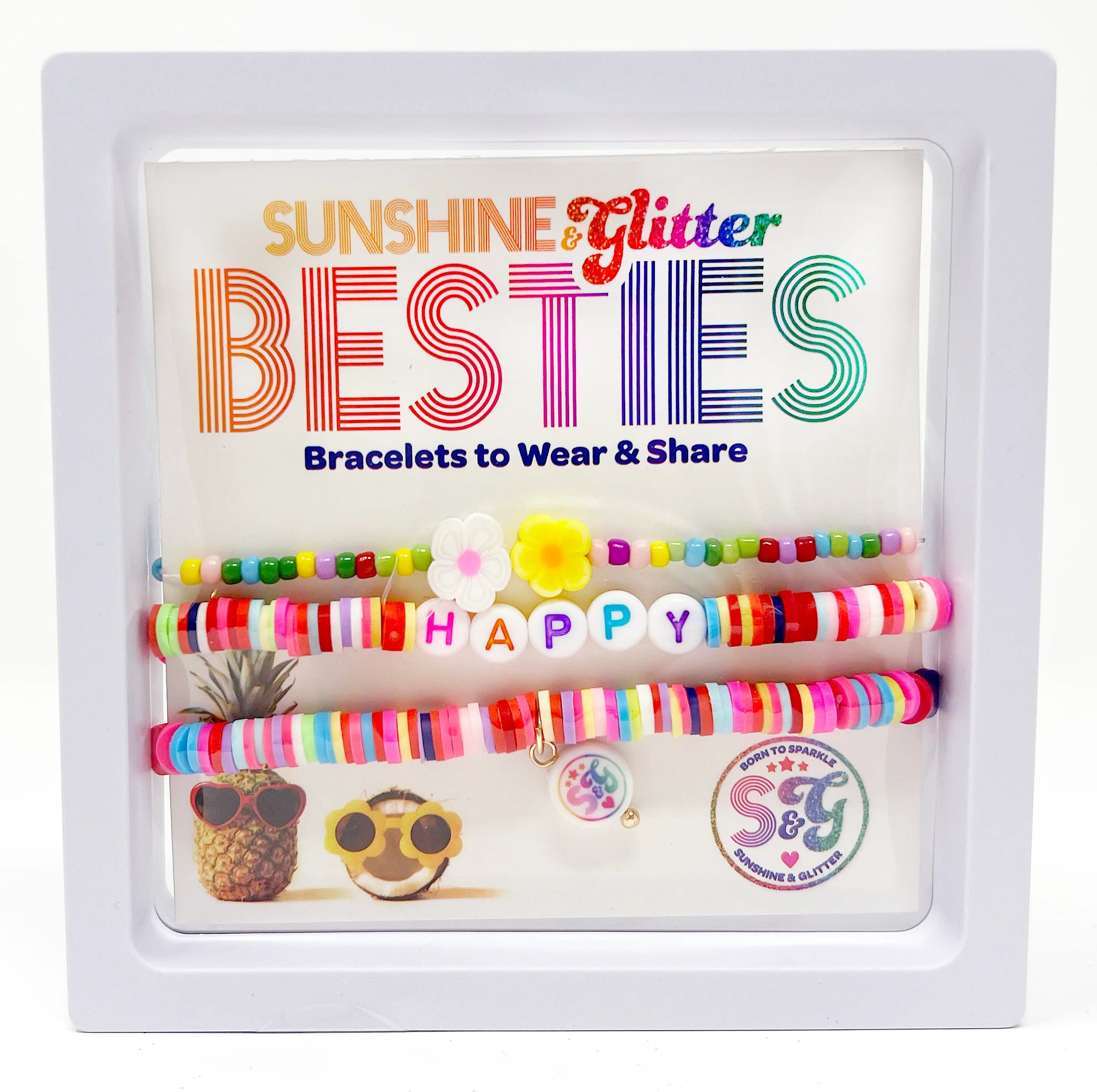 BESTIES Bracelet -  Happy