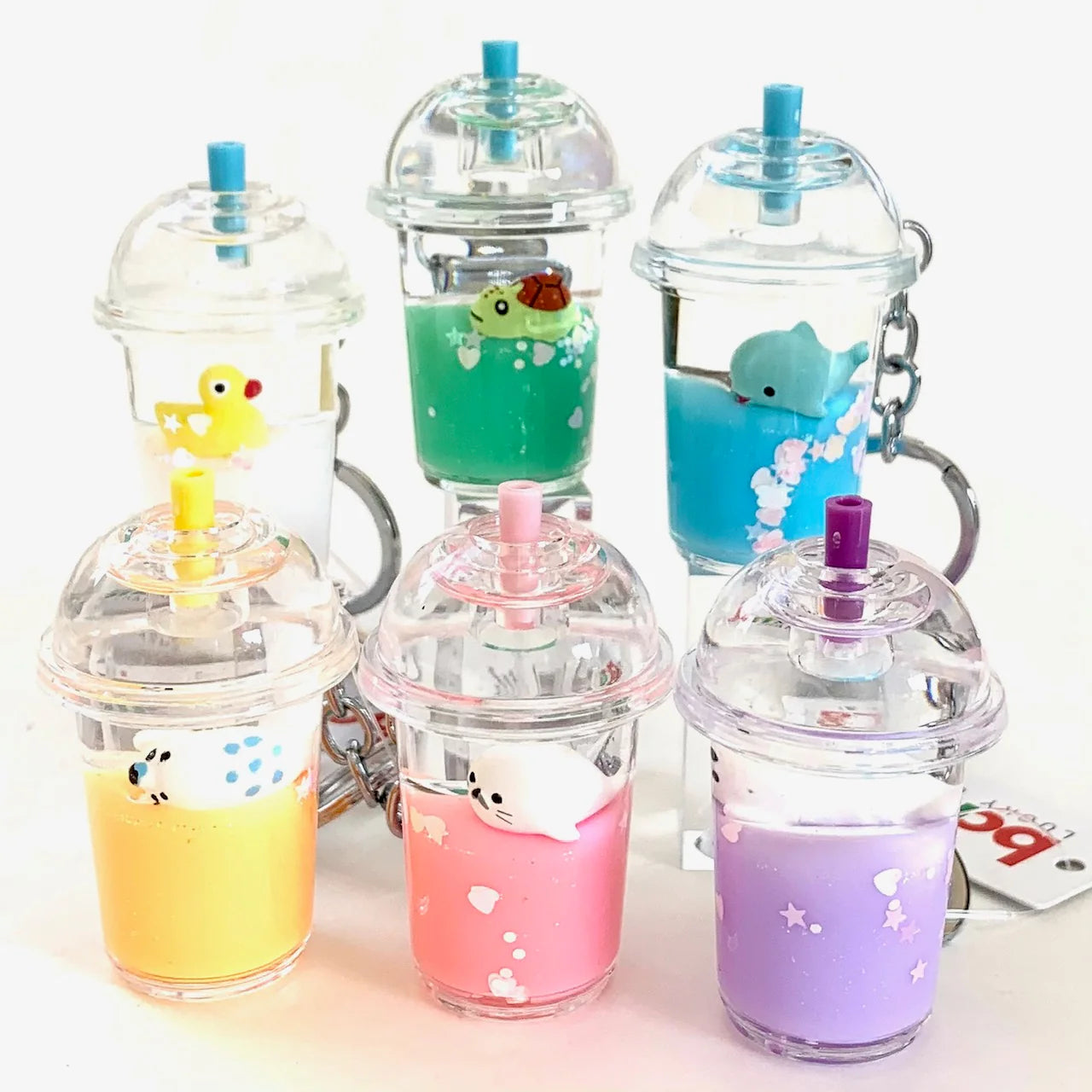 Animal Float Drink Keychain