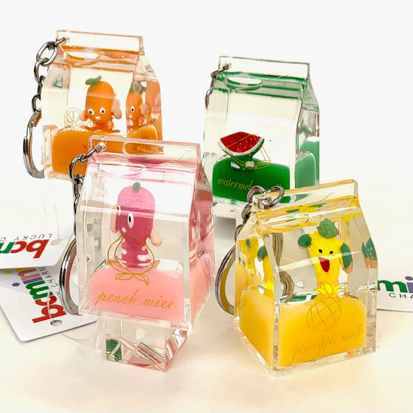 Fruit Carton Floaty Keychain