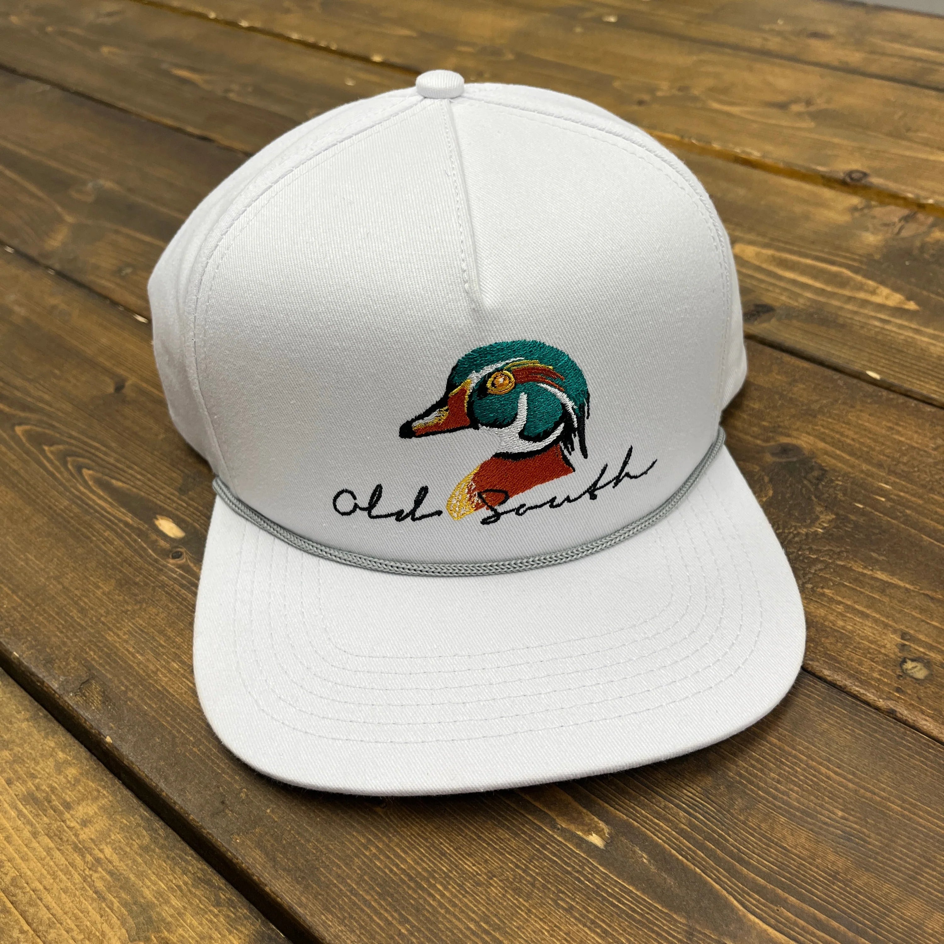 Old South Wood Duck Head Whiteout - Trucker Hat