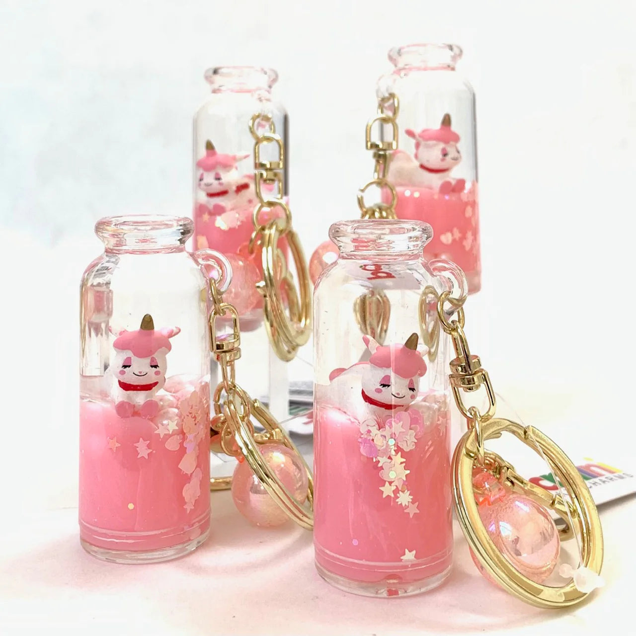 Unicorn Love Floaty Keychain