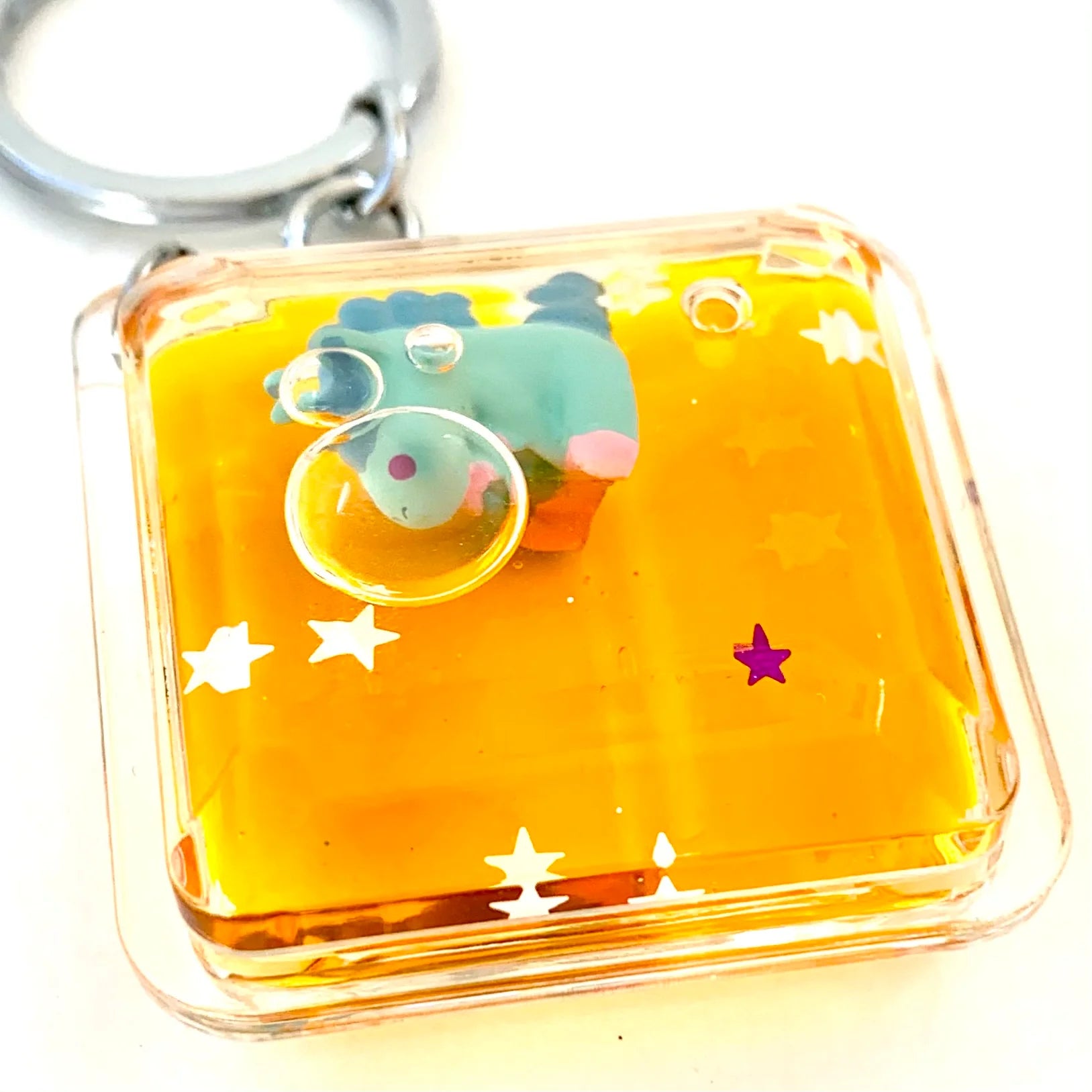 Floating Unicorn Keychain