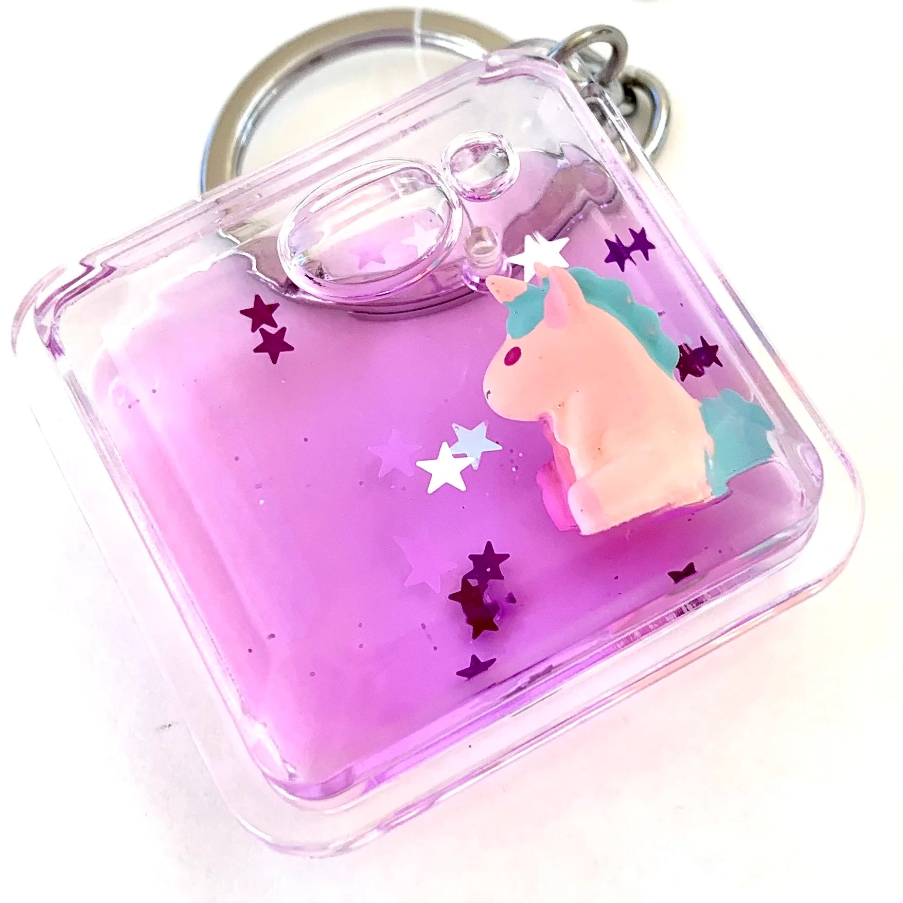 Floating Unicorn Keychain