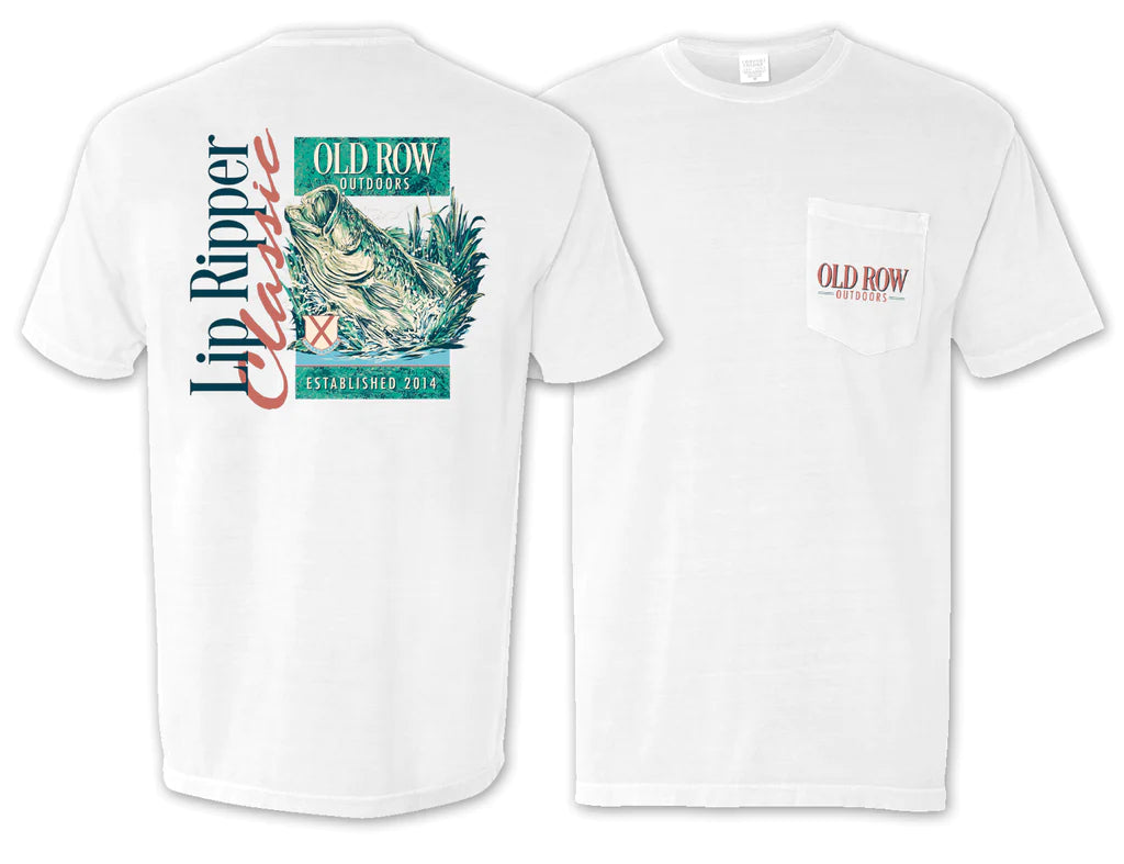 Old Row Lip Ripper Classic Pocket Tee