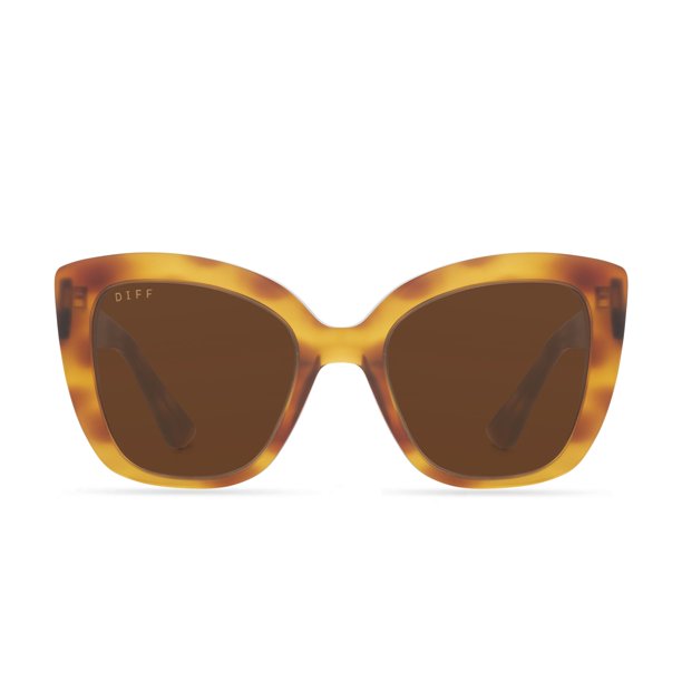 DIFF Aurora Andes Tortoise + Brown Polarized