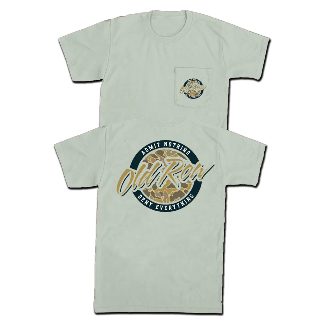 80's Camo Circle Pocket Tee (Bay)