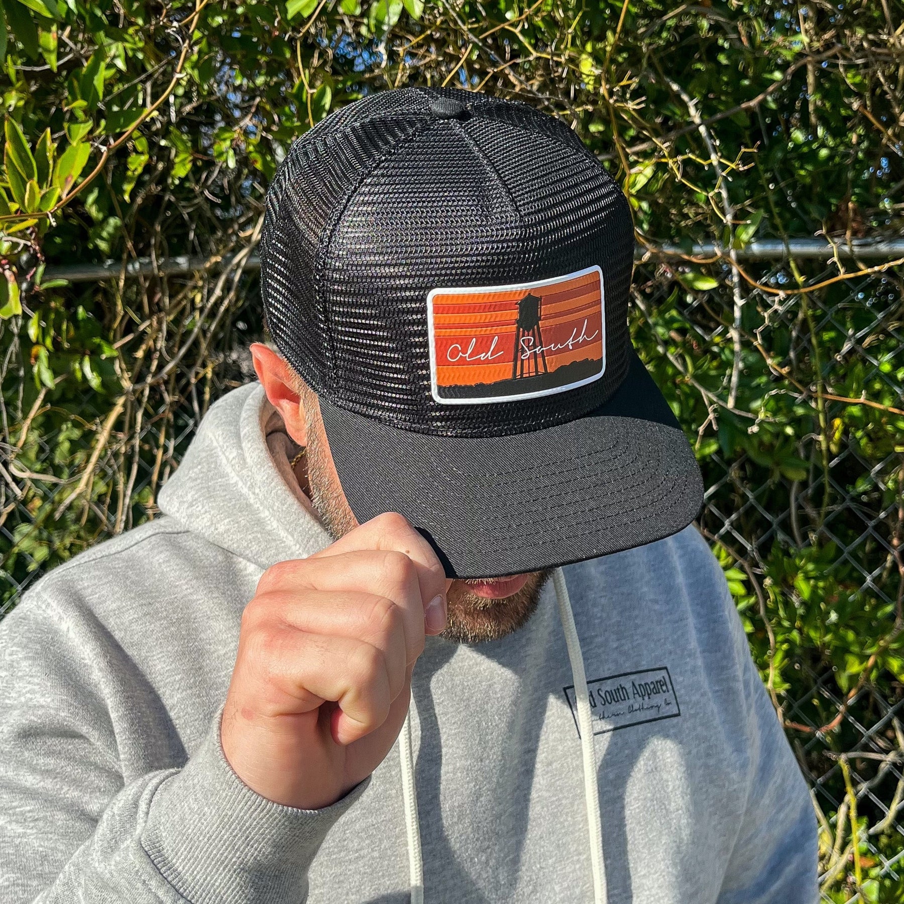 Old South Towered Patch - Trucker Hat