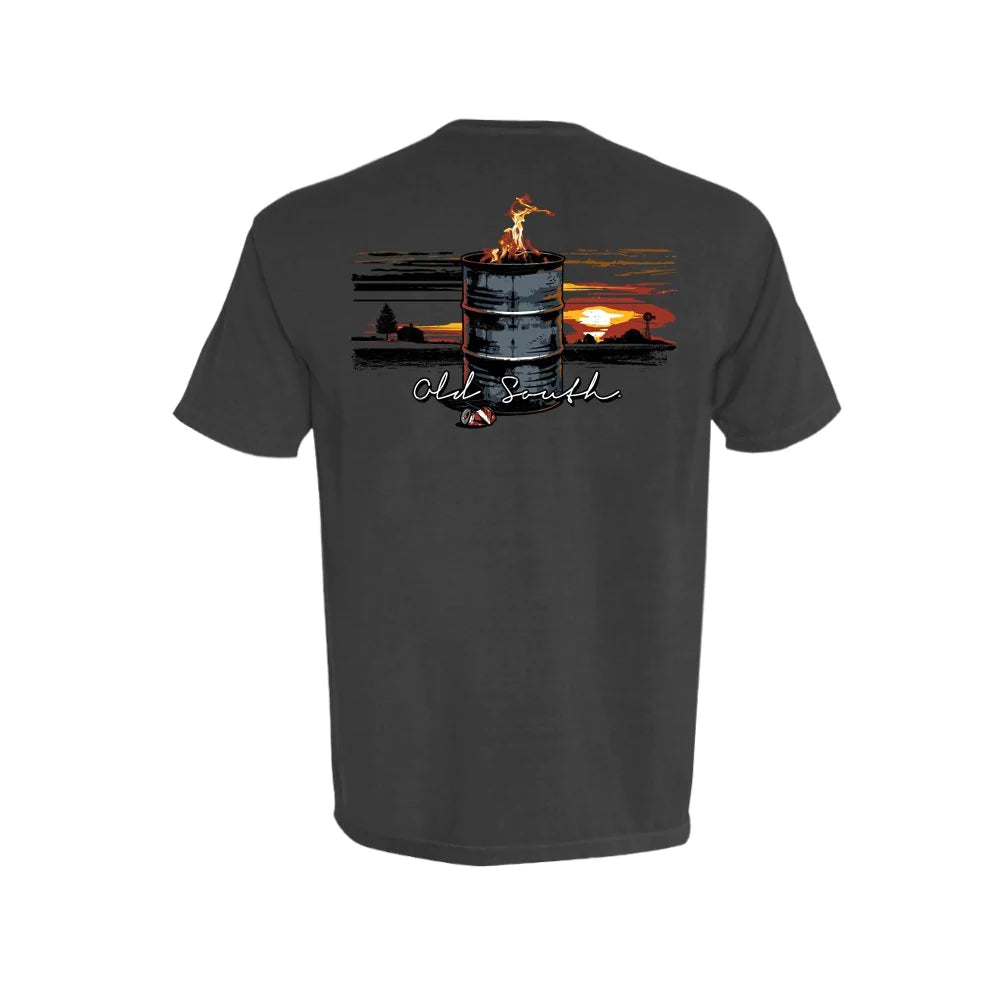 Old South Barrel Fire Short Sleeve Tee