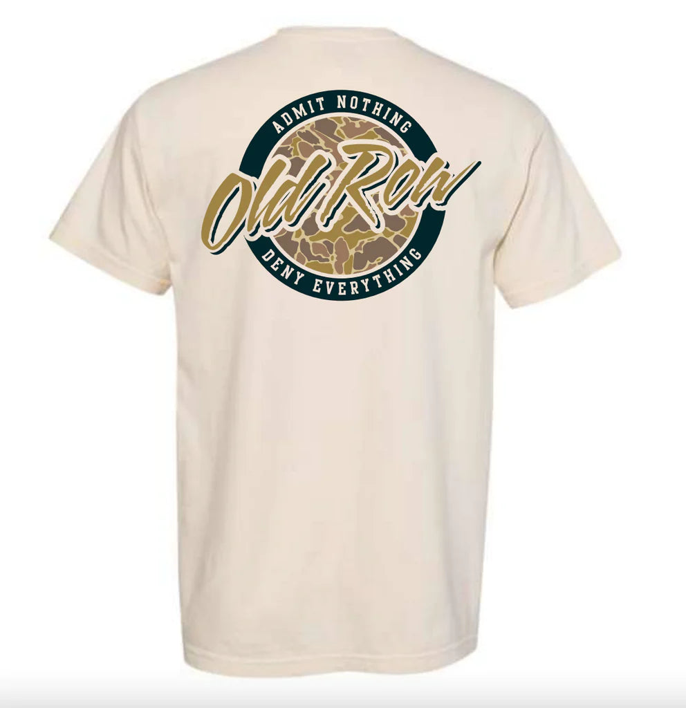 Old Row 80's Camo Circle Pocket Tee