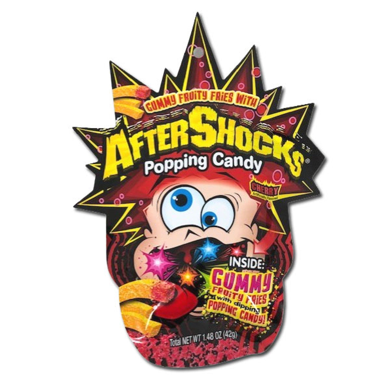 After Shocks Popping Candy Cherry w/ Gummy Fruity Fries