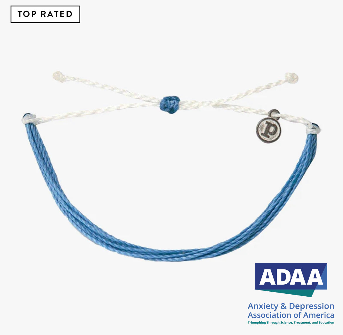 Pura Vida Anxiety Disorder Awareness Bracelet