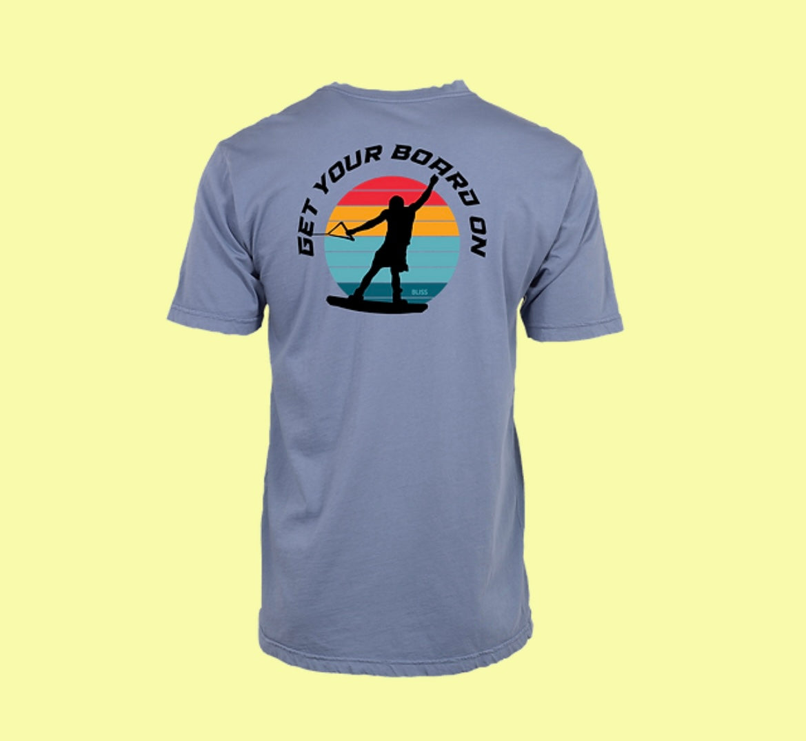 GYBO Sunset Short Sleeve T-shirt Steel Blue